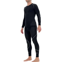 Sous-Vêtement Homme<Uyn Sous-vêtement technique Man Evolutyon Uw Shirt Lg Sleeve Blackboard Anthracite White