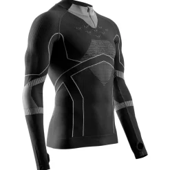 Best Sous-vêtement technique Energy Accumulator Light Shirt Ls 1/2 Zip Black Light Grey Homme Sous-Vêtement Homme