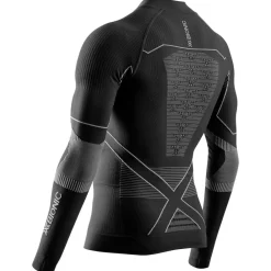 Best Sous-vêtement technique Energy Accumulator Light Shirt Ls 1/2 Zip Black Light Grey Homme Sous-Vêtement Homme