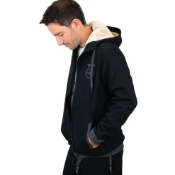 Online Sweat Hoodie Plush Black Sweat - Pull - Poncho