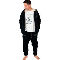 Online Sweat Hoodie Plush Black Sweat - Pull - Poncho