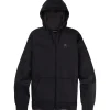 Online Sweat Oak Full Zip True Black Heather Sweat - Pull - Poncho