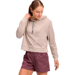 New Sweat d'escalade W Circuit Midlayer Hoody Moonstone Sweat Escalade|Vêtements Escalade