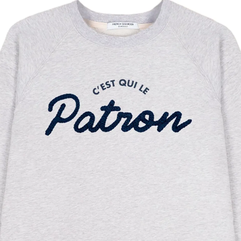 Sweat - Pull - Poncho<French Disorder Sweat Clyde Patron Tricotin Heather Grey