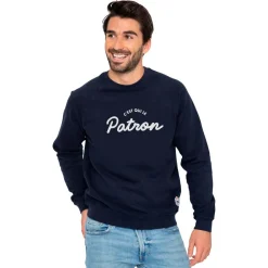 Best Sweat Clyde Patron Tricotin Navy Sweat - Pull - Poncho