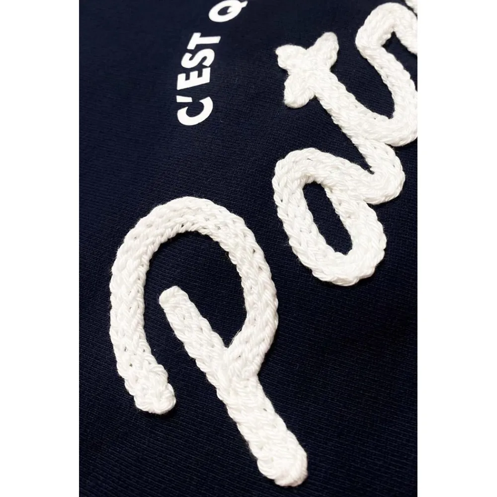 Best Sweat Clyde Patron Tricotin Navy Sweat - Pull - Poncho