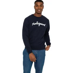 Sweat - Pull - Poncho<French Disorder Sweat Clyde Montagnard Tricotin Navy
