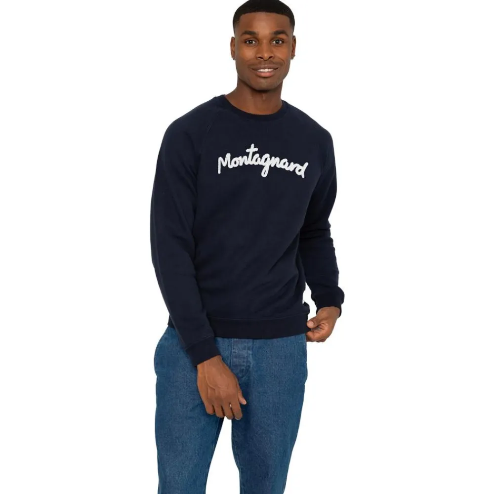Sweat - Pull - Poncho<French Disorder Sweat Clyde Montagnard Tricotin Navy