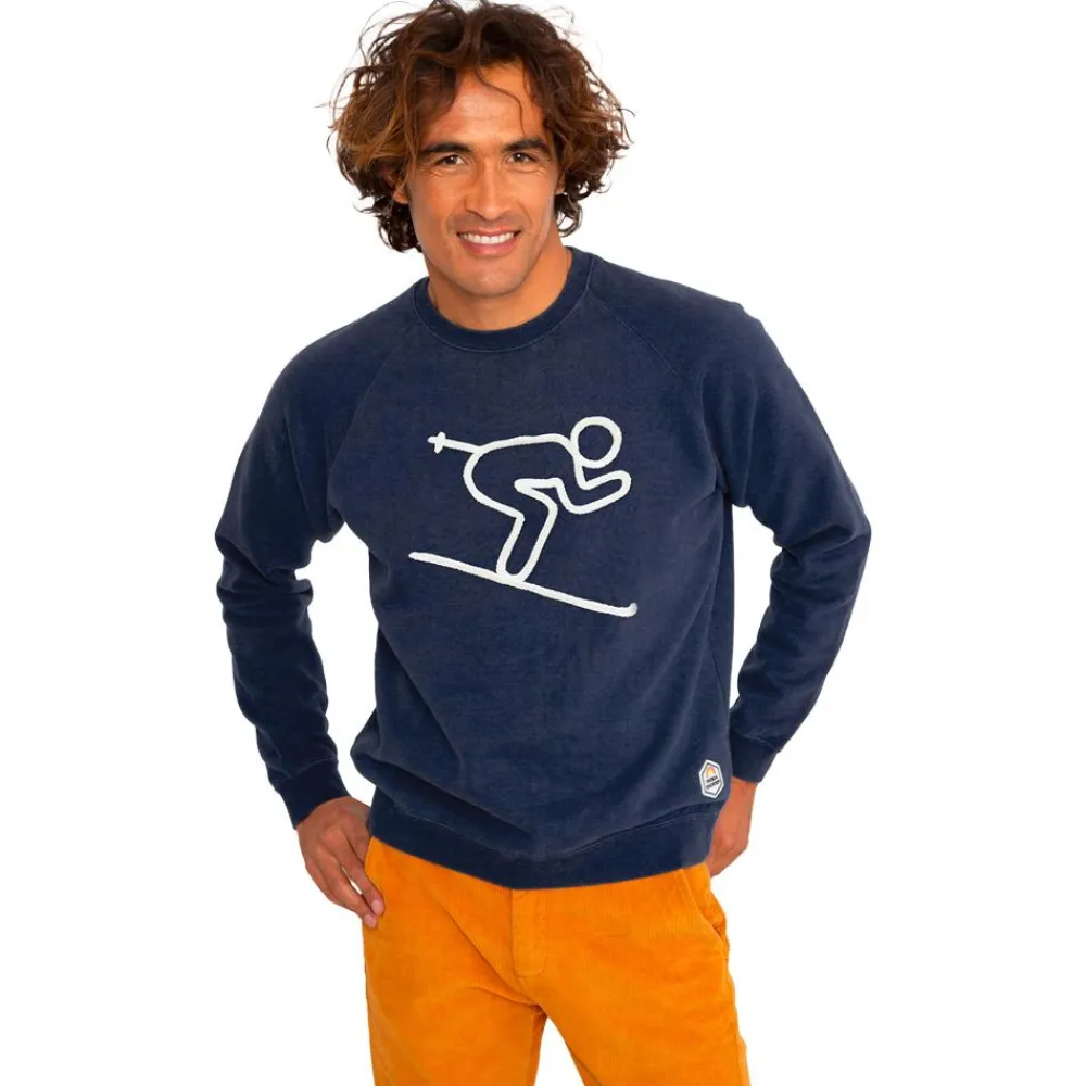 Sweat - Pull - Poncho<French Disorder Sweat Clyde Skieur (Tricotin) Navy