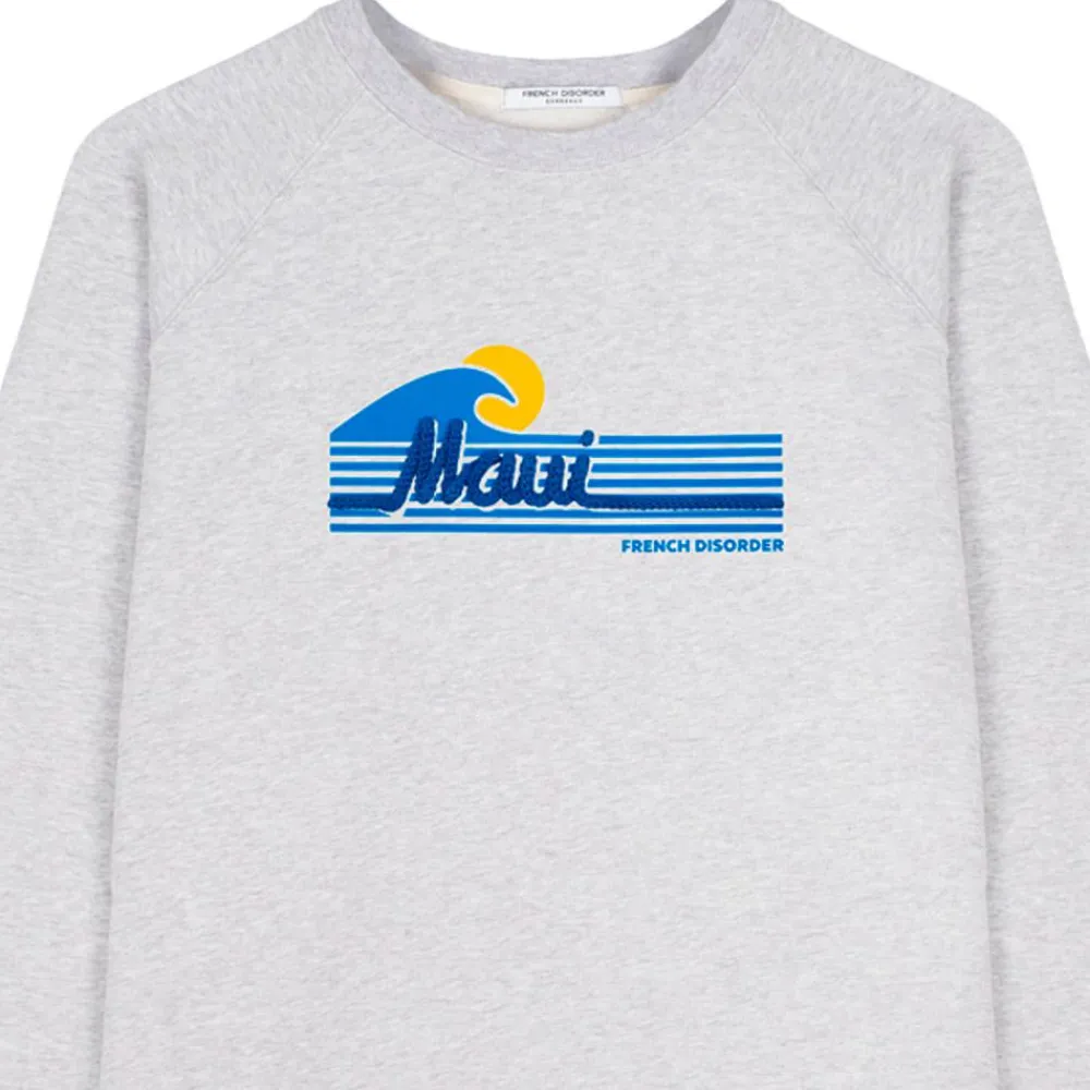 Sweat - Pull - Poncho<French Disorder Sweat Clyde Maui (Tricotin) Heather Grey