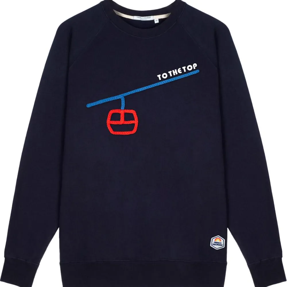 Online Sweat Clyde To The Top Tricotin Navy Sweat - Pull - Poncho