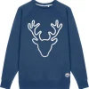 Sweat - Pull - Poncho<French Disorder Sweat Clyde Rudolph (Tricotin) Navy