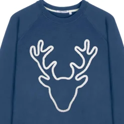 Sweat - Pull - Poncho<French Disorder Sweat Clyde Rudolph (Tricotin) Navy