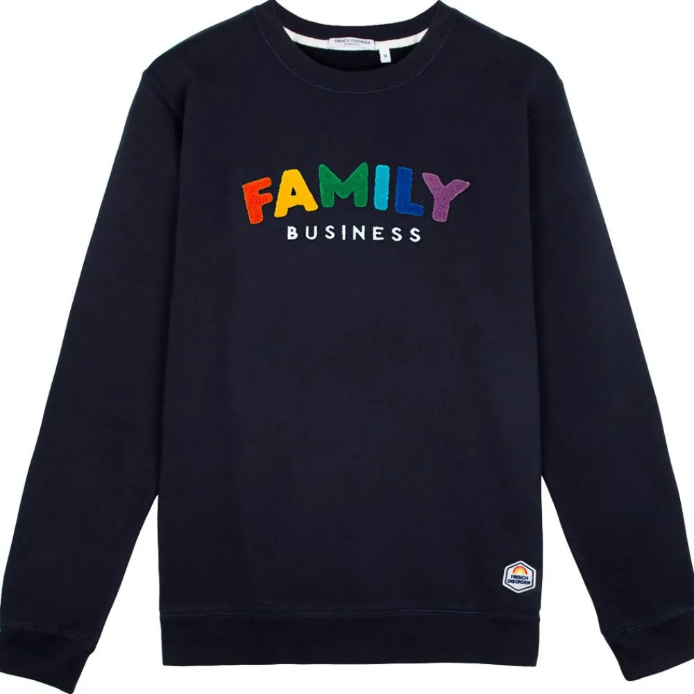 Sweat - Pull - Poncho<French Disorder Sweat Dylan Family Business Navy