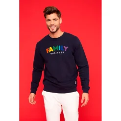 Sweat - Pull - Poncho<French Disorder Sweat Dylan Family Business Navy