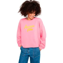 Best Sweat Nora Amour Fou Tricotin Bubble Gum Sweat - Pull - Poncho
