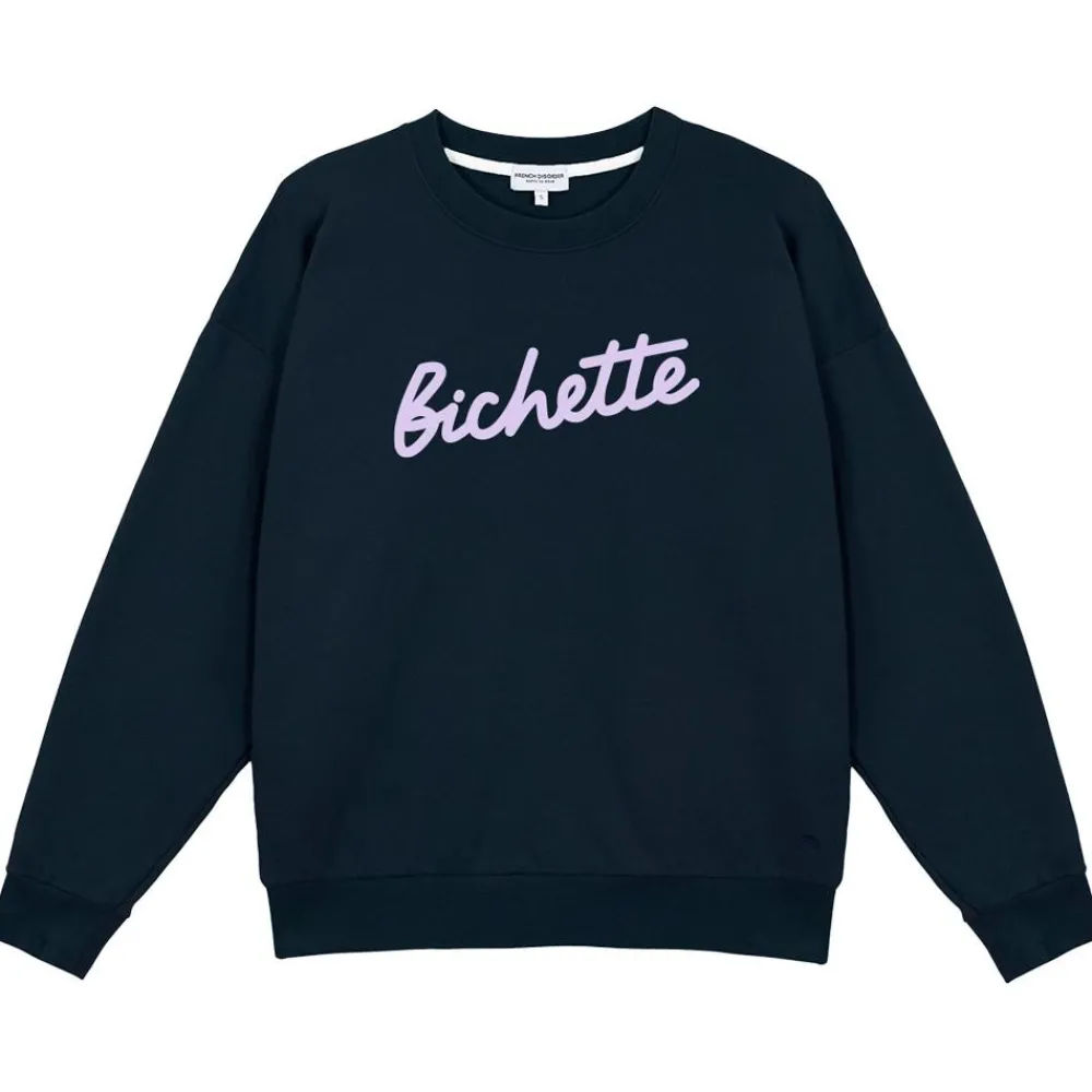 Clearance Sweat Rosie Tricotin Bichette Navy Sweat - Pull - Poncho