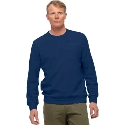 Discount Sweat Crew Neck Unisex Indigo Night Sweat - Pull - Poncho