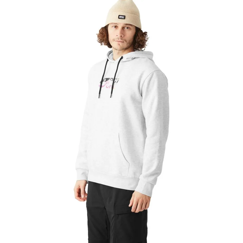 Clearance Sweat Basement Camo Print Grey Melange Sweat - Pull - Poncho
