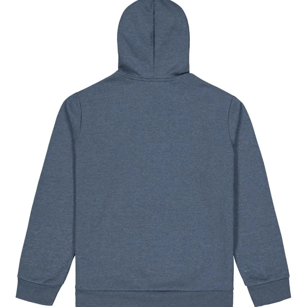 Hot Sweat Basement Hoodie Dark Blue Melange Sweat - Pull - Poncho