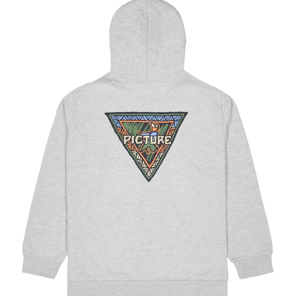 New Sweat Cailey Hoodie Grey Melange Sweat - Pull - Poncho