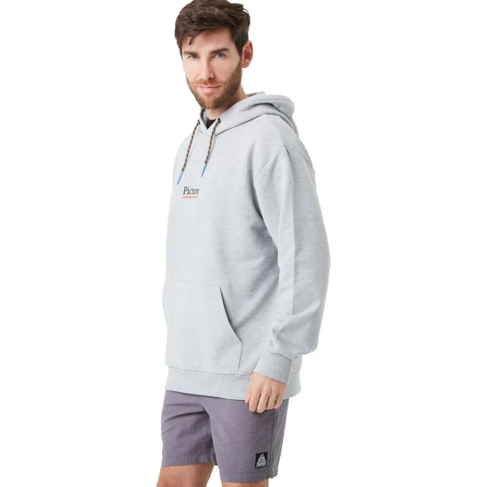 New Sweat Cailey Hoodie Grey Melange Sweat - Pull - Poncho
