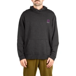Best Sweat Picturide Hoodie Black Washed Sweat - Pull - Poncho