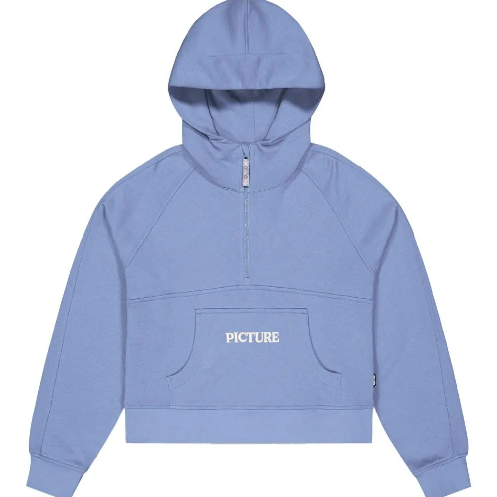 Best Sweat Quenda 1/2 Zip Stonewash Sweat - Pull - Poncho