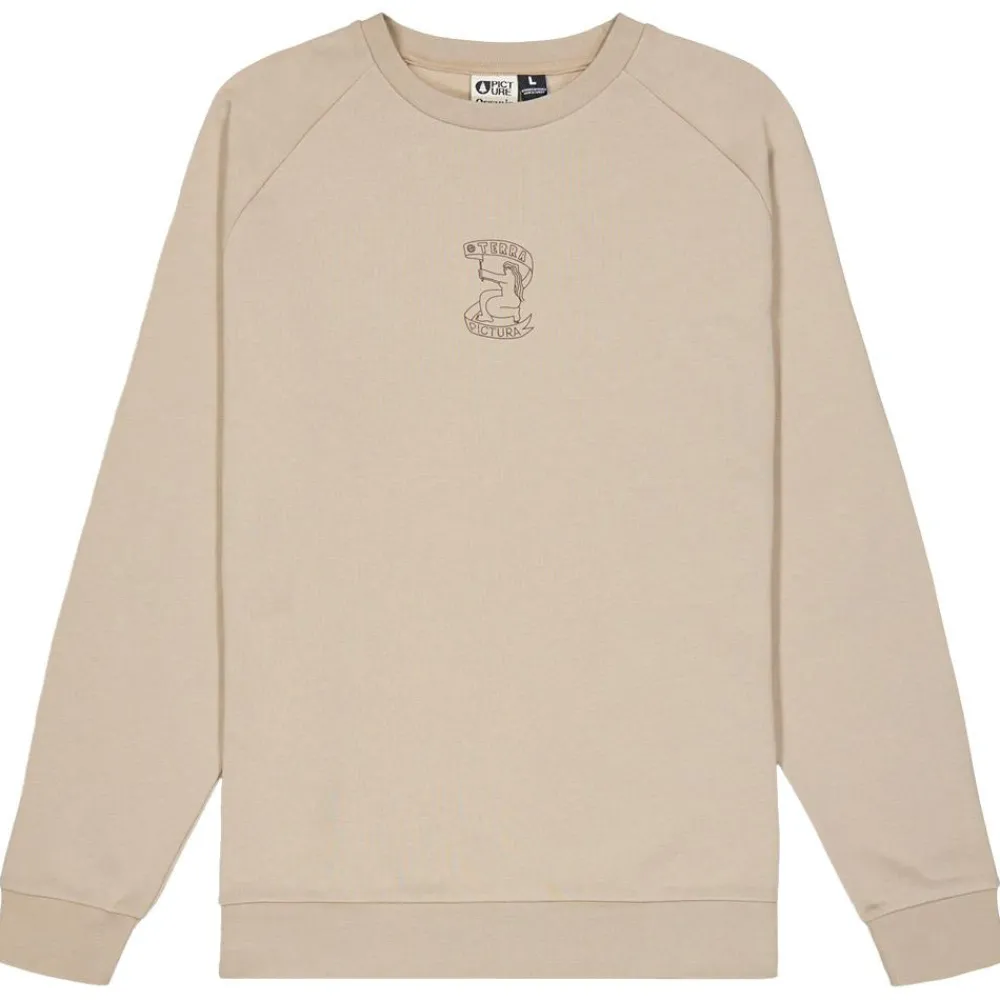Sweat Terra Crew Plaza Taupe Sweat - Pull - Poncho