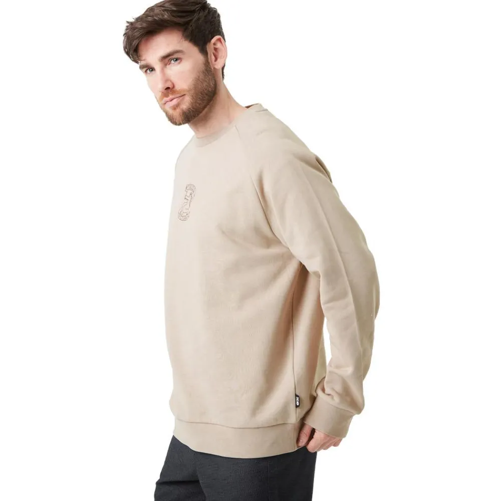 Sweat Terra Crew Plaza Taupe Sweat - Pull - Poncho