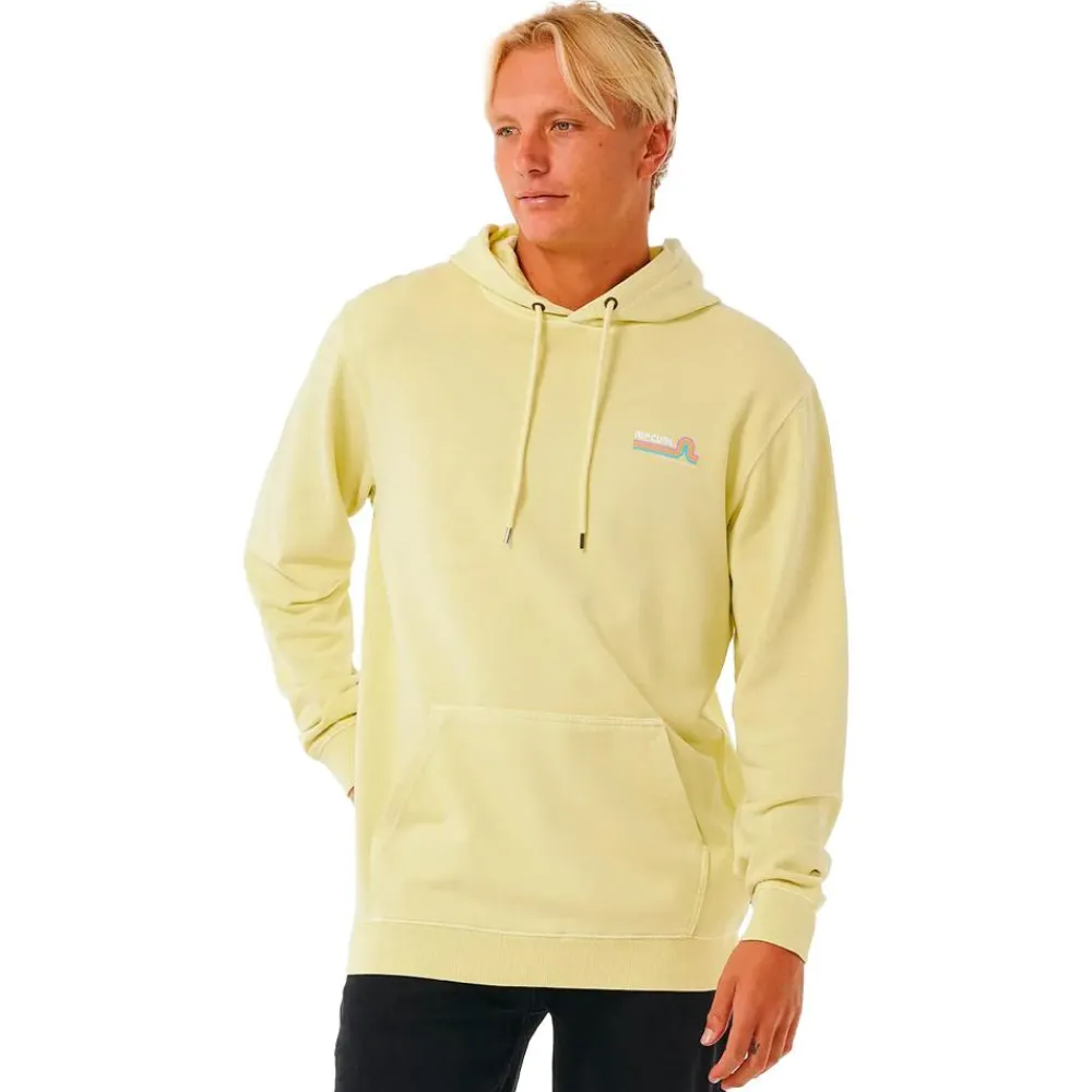Sweat - Pull - Poncho<Rip Curl Sweat Surf Revival Hood Vintage Yellow