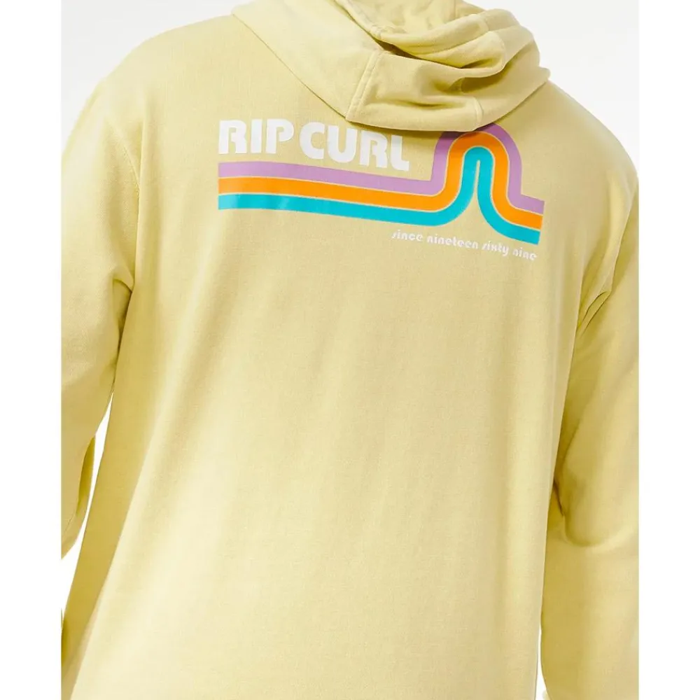 Sweat - Pull - Poncho<Rip Curl Sweat Surf Revival Hood Vintage Yellow