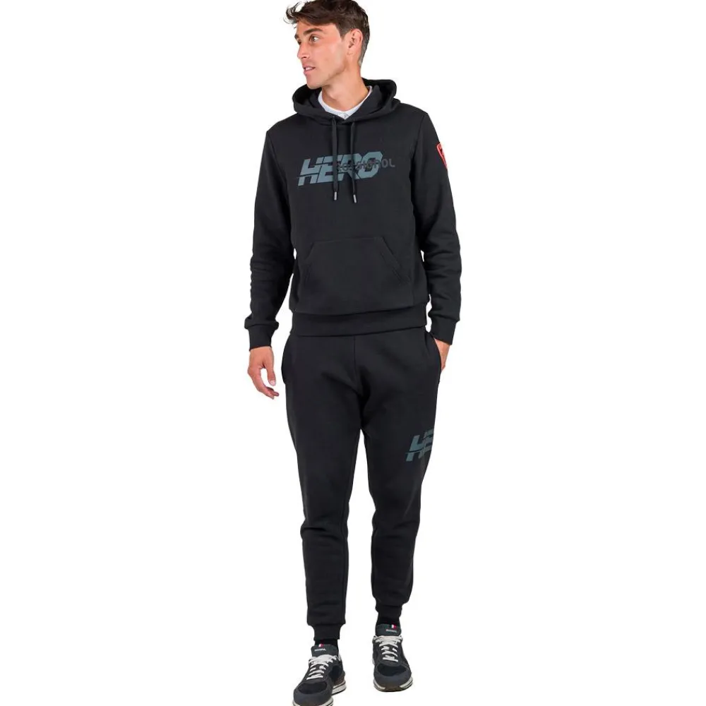 Discount Sweat New Hero Hoodie Black Sweat - Pull - Poncho