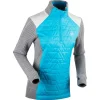 Sale Sweat Sportswear Nordique Half Zip Comfy Wmn Light Grey Melange Sportswear|Sportswear