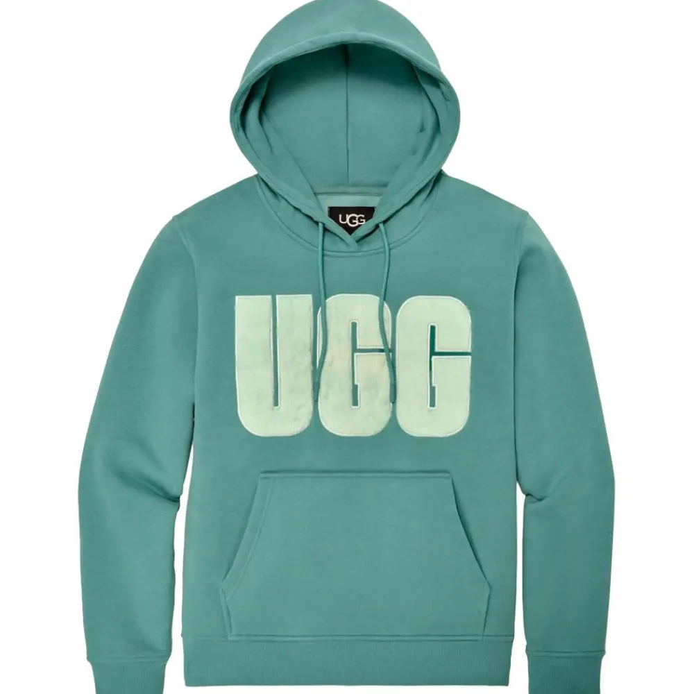 Sweat - Pull - Poncho<UGG Sweat Rey Fuzzy Logo Deep Ice