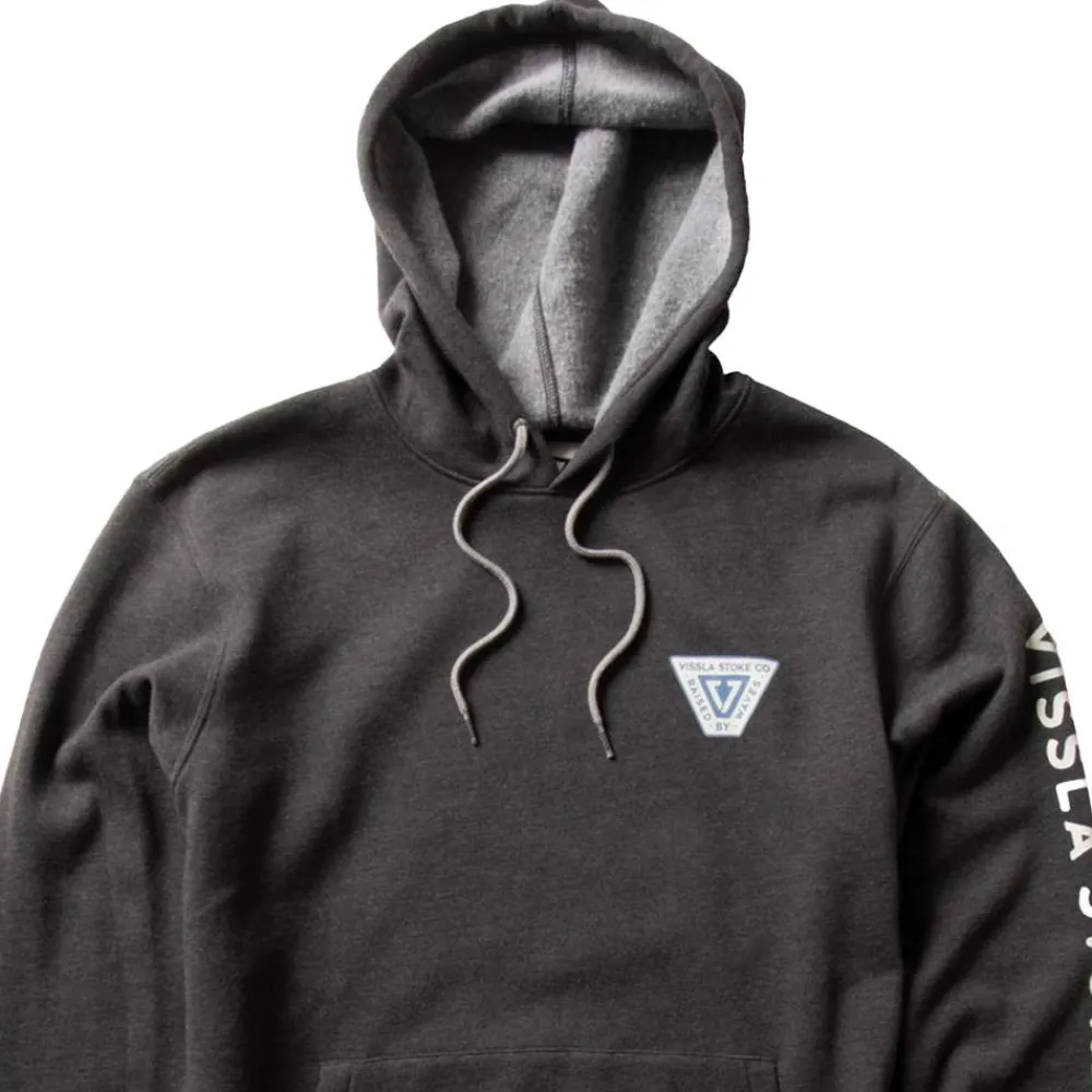 Hot Sweat Coastal Eco Po Hoodie Black Heather Sweat - Pull - Poncho