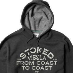 Hot Sweat Coastal Eco Po Hoodie Black Heather Sweat - Pull - Poncho