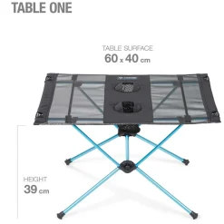 Clearance Table Table One Black Cyan Blue Table De Camping|Accessoires Bivouac