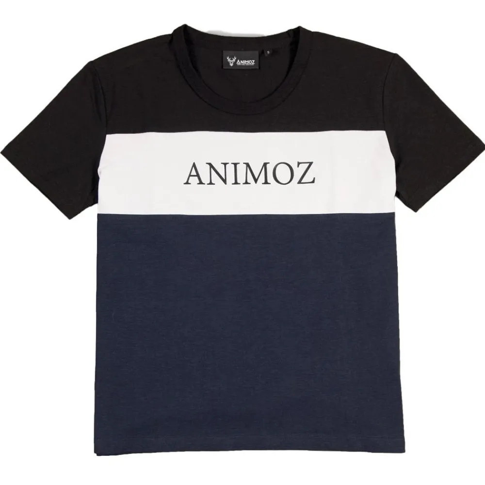 Tee Shirt<Animoz Tee-shirt Inyo Bleu Blanc Noir