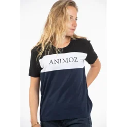 Tee Shirt<Animoz Tee-shirt Inyo Bleu Blanc Noir