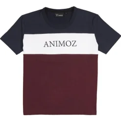 Tee Shirt<Animoz Tee-shirt Uzio Bleu Blanc Bordeaux