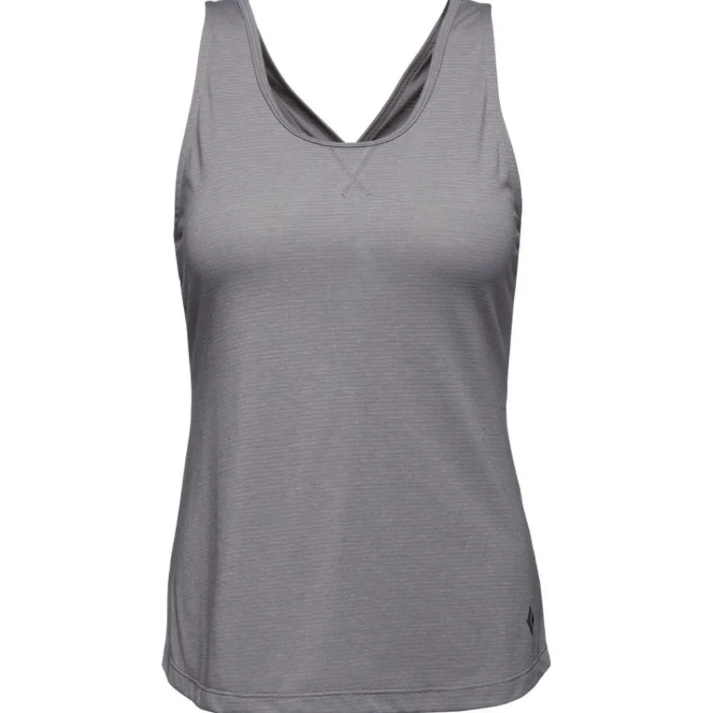 T-Shirt Escalade|T-Shirt Randonnée<Black Diamond Tee-shirt de rando Splitter Tank W Pewter Stripe