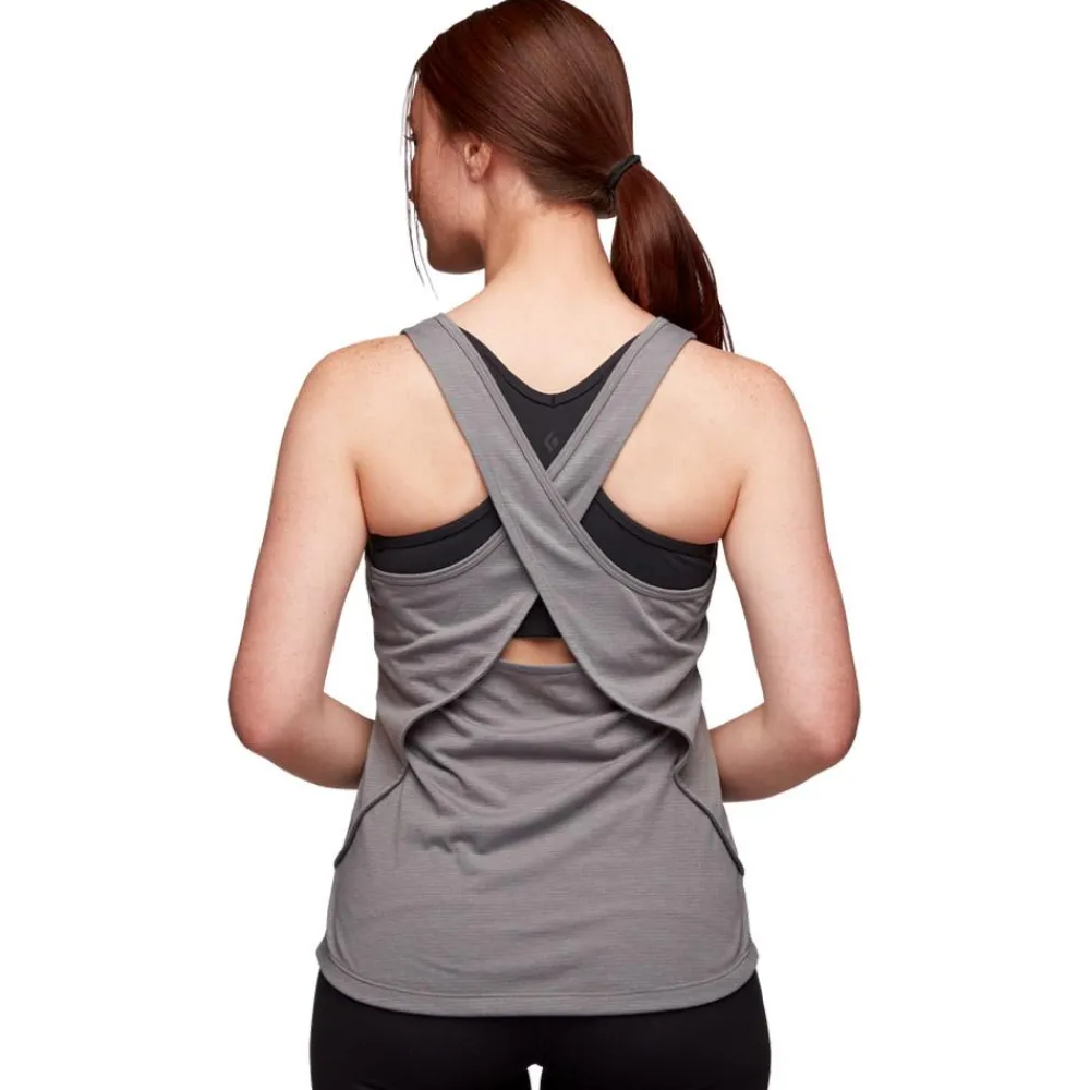 T-Shirt Escalade|T-Shirt Randonnée<Black Diamond Tee-shirt de rando Splitter Tank W Pewter Stripe