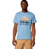 New Tee-shirt de rando Path Lake Graphic Tee II Ripple Blue Peaceful Perspective T-Shirt Randonnée