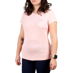 T-Shirt Randonnée<Columbia Tee-shirt de rando Zero Rules Light Short Sleeve Crew Pink Sand