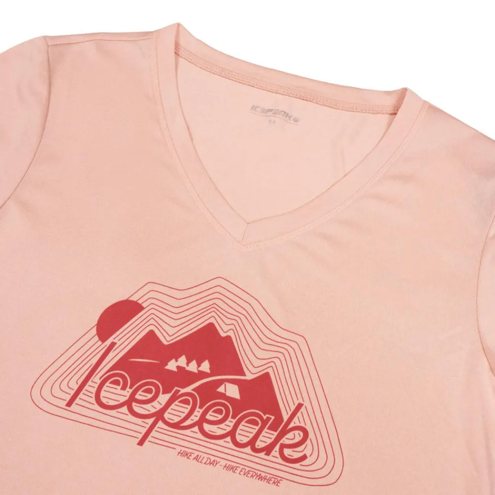 Online Tee-shirt de rando Burnham Rose Pale Tee Shirt|T-Shirt Randonnée