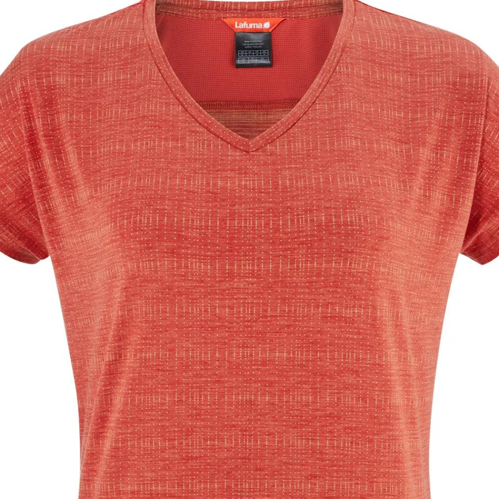 Sale Tee-shirt de rando Skim Tee W Terracotta T-Shirt Trail|T-Shirt Randonnée