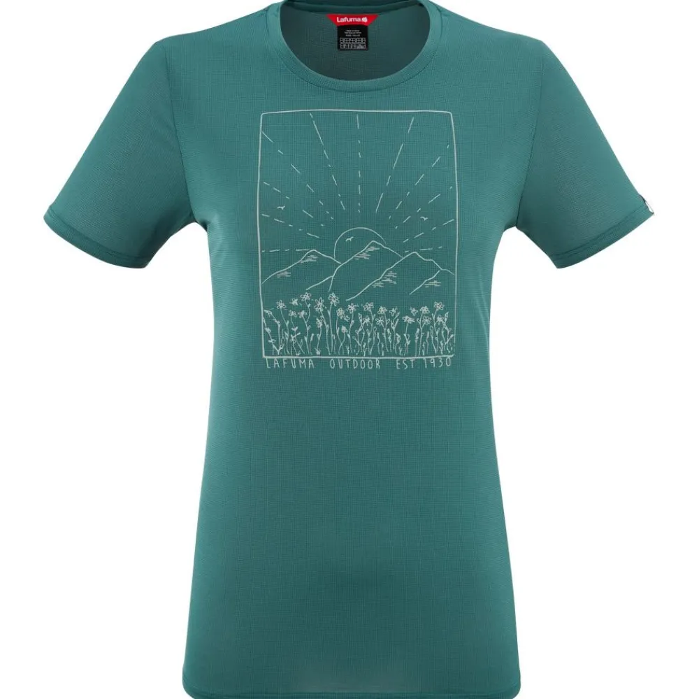 Clearance Tee-shirt de rando Corporate Tee W Sea Green T-Shirt Randonnée