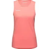 T-Shirt Randonnée<Mammut Tee-shirt de rando Selun FL Tank Top W Salmon
