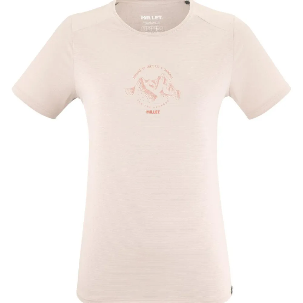 T-Shirt Randonnée<Millet Tee-shirt de rando Ubic Light Tee Shirt Short Sleeve W Vanilla Cream